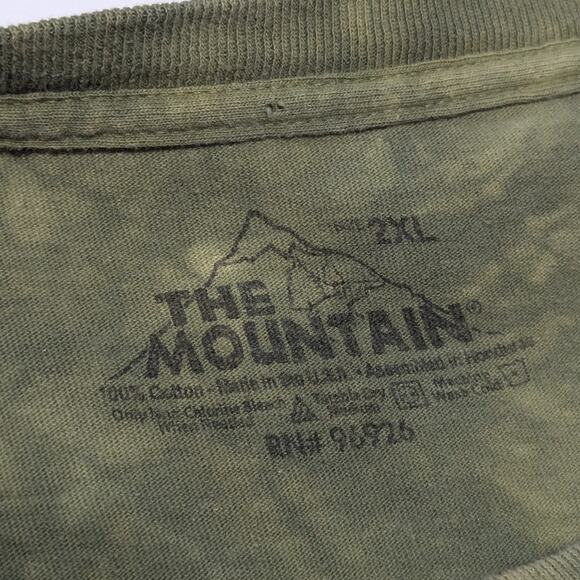 Vintage Y2K The Mountain Tree of Life Graphic Tee Shirt Mens 2XL Nature Hippie - Picture 5 of 5